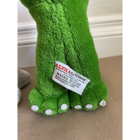 Alpha Critters Lloyd Gilbert I Igg R Reebit Plush Stuffed Animals Vintage 1986 - Picture 3 of 6